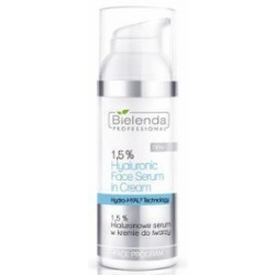 BIELENDA 1,5% HIALURONOWE SERUM W KREMIE DO TWARZY 50g